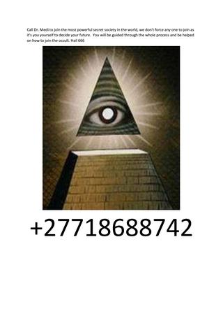 illuminati headquarters in south africa +27718688742